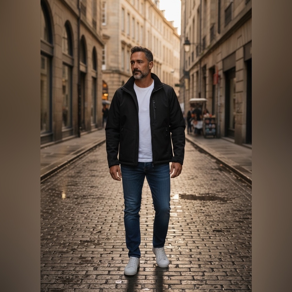 Zeroxposur Softshell Jacket Men’s Medium Black - image 3